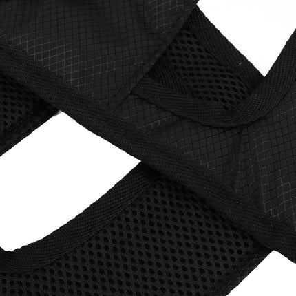 Patient Transfer Sling Gait Belt Padded Breathable Patient Lift Transferring Belt Mobility Aids for Elderly Disabled Black