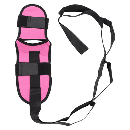 Leg Stretching Strap Muscle Relaxing High Elasticity Improve Flexibility Rehabilitation Foot Stretch Strap Rose Red