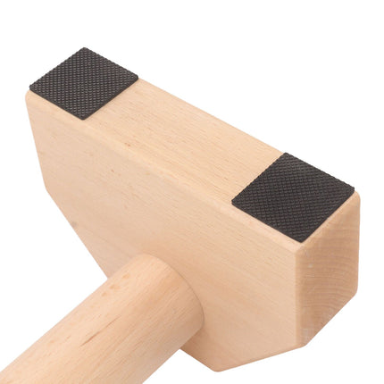 2pcs Wooden Push Up Handles Anti Slip Pushup Bar Handstand Parallettes Bars for Indoor Outdoor 30cm / 11.8in