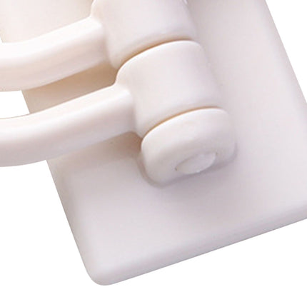 Self Adhesive Hanger Punch Free Rotating 3 Hooks Cute Animal Wall Door Holder for Keys Bowknot Rabbit