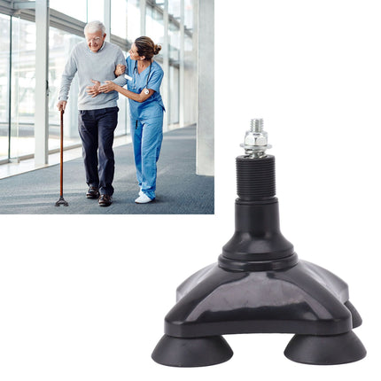 Crutch Tip Slip Proof Walking Cane Foot Tip Good Stability ABS Accessory for Replacement
