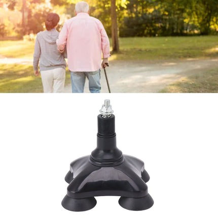 Crutch Tip Slip Proof Walking Cane Foot Tip Good Stability ABS Accessory for Replacement