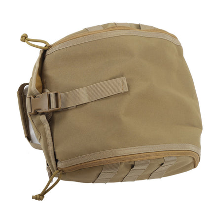 Camping Helmet Bag Canvas Scratch Prevention Adjustable Helmet Storage Bag For Hard Hats Helmet Khaki