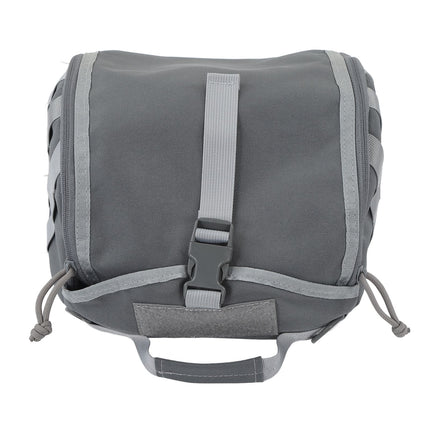Camping Helmet Bag Canvas Scratch Prevention Adjustable Helmet Storage Bag For Hard Hats Helmet Grey