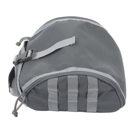 Camping Helmet Bag Canvas Scratch Prevention Adjustable Helmet Storage Bag For Hard Hats Helmet Grey
