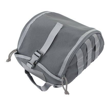 Camping Helmet Bag Canvas Scratch Prevention Adjustable Helmet Storage Bag For Hard Hats Helmet Grey