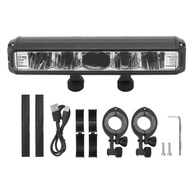 Bright LED Bike Light Aluminum Alloy USB Rechargeable Bike Headlight Waterproof Bike Headlight for Electric Bike Mountain Bike