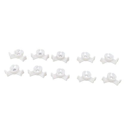 20Pcs Plant Bender Plastic Low Stress 90 Degree Angle Adjustable Plant Training Clips for Green House Garden White