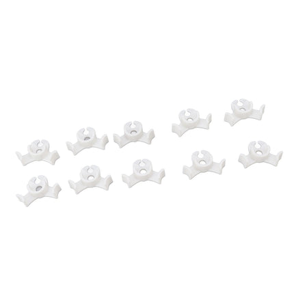 20Pcs Plant Bender Plastic Low Stress 90 Degree Angle Adjustable Plant Training Clips for Green House Garden White