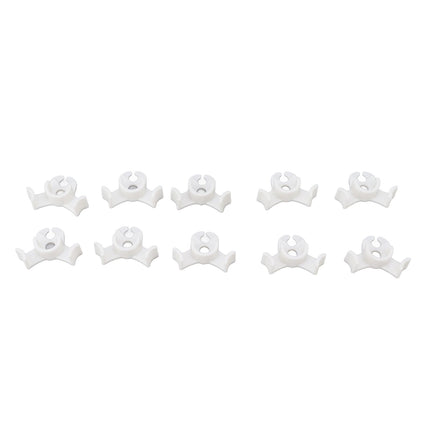 20Pcs Plant Bender Plastic Low Stress 90 Degree Angle Adjustable Plant Training Clips for Green House Garden White