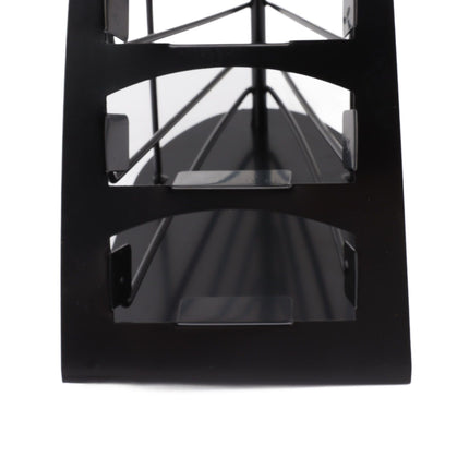 Remote Control Storage Rack Iron Holder Hollow 4 Compartment Remote Control Organizer Box for Desk Office