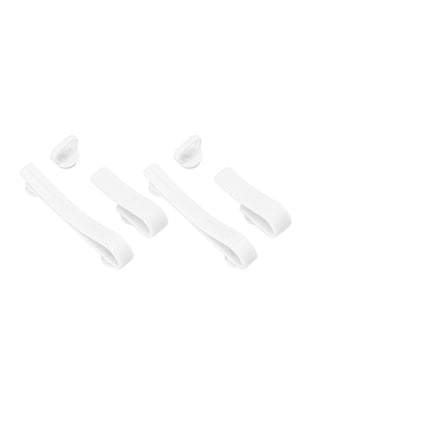 Plastic Beach Bag Hooks Accessories for Bogg Bags Insert Charm Cutie Cup Holder Connector Key Holder White