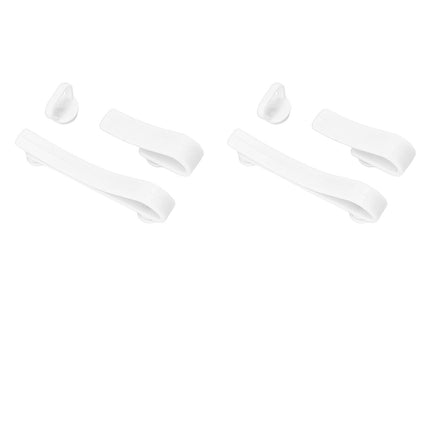 Plastic Beach Bag Hooks Accessories for Bogg Bags Insert Charm Cutie Cup Holder Connector Key Holder White