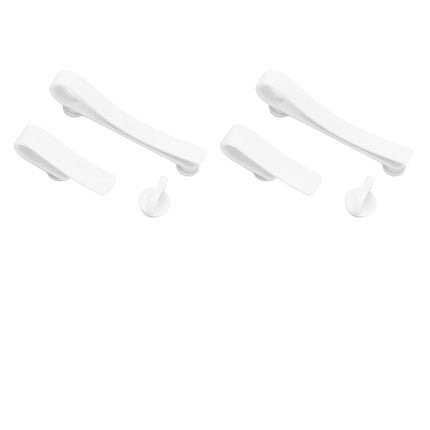 Plastic Beach Bag Hooks Accessories for Bogg Bags Insert Charm Cutie Cup Holder Connector Key Holder White