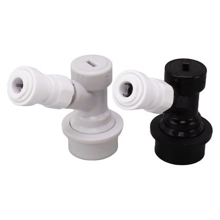 Ball Lock Disconnect Kit Beer Keg Liquid Dispenser Push in Fitting Quick Joint Connector for Beer Tube Hose 5/16