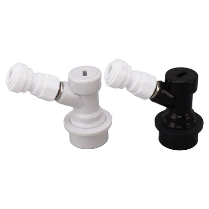 Ball Lock Disconnect Kit Beer Keg Liquid Dispenser Push in Fitting Quick Joint Connector for Beer Tube Hose 3/8