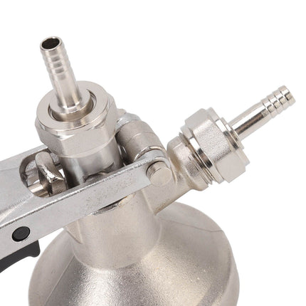 G Type Beer Keg Coupler Stainless Steel Probe Brass Body Triangular Beer Dispenser Accessory for Bar Party