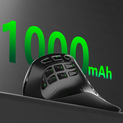 Solakaka E9 3 Mode Vertical Ergonomic Mouse, black