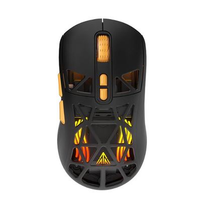 SM802 Tri‑Mode Gaming Mouse, Adjustable DPI, RGB Backlight, Ergonomic Wireless Mouse,black
