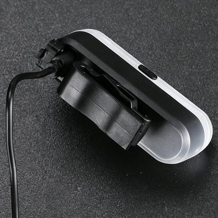 2Pcs Bike Tail Light 4 Modes Bike Rear Light Waterproof Bicycle Taillight-White