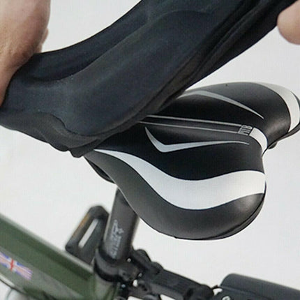 Cycling Seat Cover Silicone Thick Gel Bike Bicycle Saddle Cushion Pad Comfort AU-Black