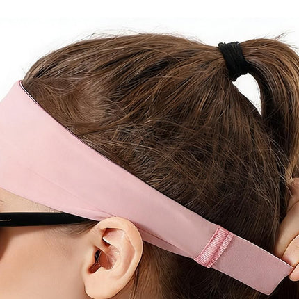 4 Pack Fitness Sweat Headbands Wide Elastic Sports Headbands for Workout Yoga