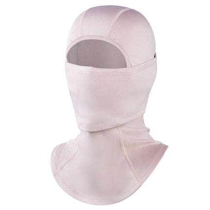 Windproof Thermal Face Mask Headgear for Outdoor Sports - Sakura Pink