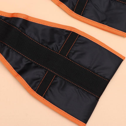 1 Pair of Hanging Thicken Nylon Straps Pull-up Belts Abdominal Muscles Training Chinup Bar Mounted Gym Supplies (Orange Black)