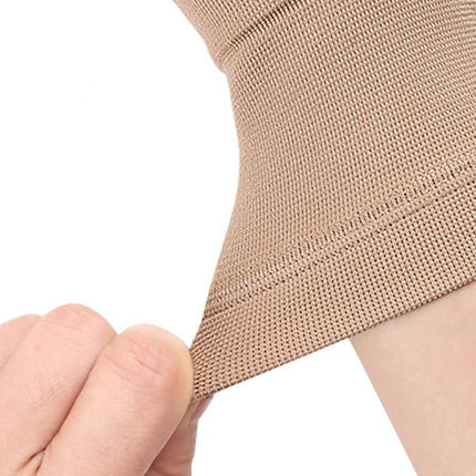 1Pair Wrist Brace Glove Sport Wrist Support for Fitness Weightlifting Skin Tone - M