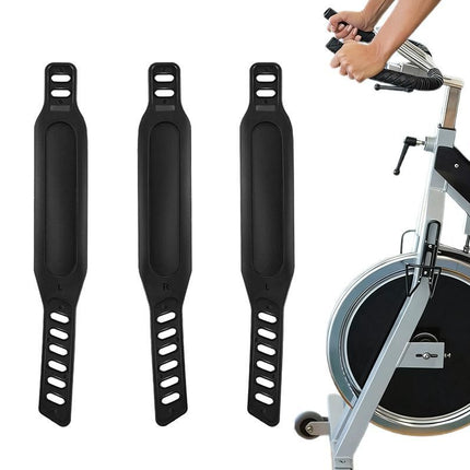 2 Pairs Bike Pedal Straps Foot Retainers for Indoor and Outdoor Cycling