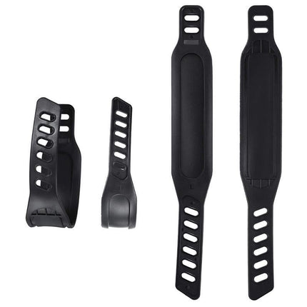 2 Pairs Bike Pedal Straps Foot Retainers for Indoor and Outdoor Cycling