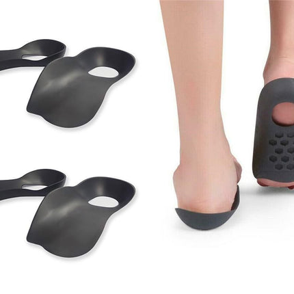 2 Pairs Plantar Fasciitis Feet Insoles Arch Supports Orthotics Inserts Flat Foot Orthopaedic Insoles(Size M)