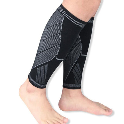 2Pcs Calf Compression Sleeves Support Shin Splints Running Sports Unisex - L