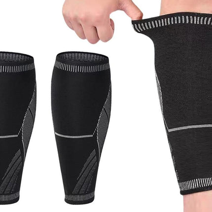 2Pcs Calf Compression Sleeves Support Shin Splints Running Sports Unisex - L