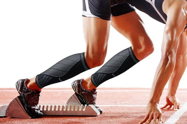 2Pcs Calf Compression Sleeves Support Shin Splints Running Sports Unisex - M