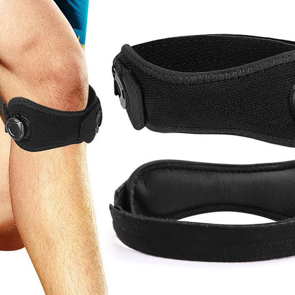 2PCS Knee Compression Sleeve Adjustable Patella Support Strap For Sports And Fitness