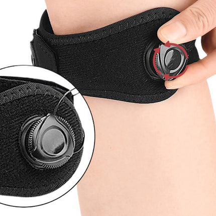 2PCS Knee Compression Sleeve Adjustable Patella Support Strap For Sports And Fitness