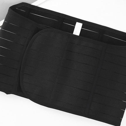 3 in 1 Postpartum Belly Band Waist Shapewear Recovery Girdle After Birth Support - Black & L