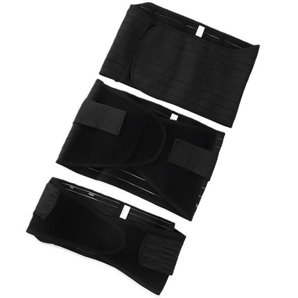 3 in 1 Postpartum Belly Band Waist Shapewear Recovery Girdle After Birth Support - Black & XL