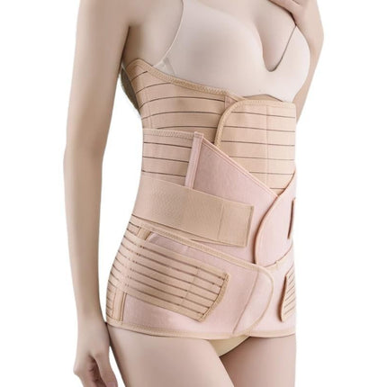 3 in 1 Postpartum Belly Band Waist Shapewear Recovery Girdle After Birth Support - Cuticolor & XL