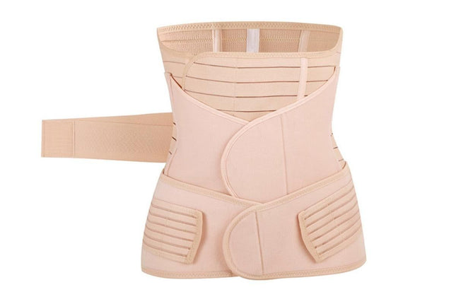 3 in 1 Postpartum Belly Band Waist Shapewear Recovery Girdle After Birth Support - Cuticolor & XL
