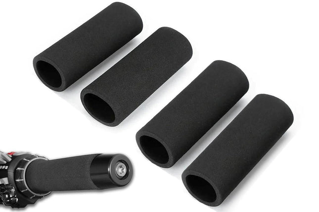 4 PCS Motorbike Comfort Grips Anti Slip Universal Sponge Handlebar Grip Covers for Motorcycle Scooter