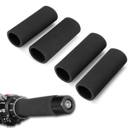 4 PCS Motorbike Comfort Grips Anti Slip Universal Sponge Handlebar Grip Covers for Motorcycle Scooter