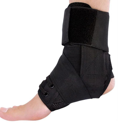 Adjustable Lace Up Ankle Brace Support for Sports Running Basketball - S