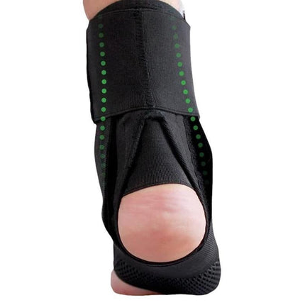 Adjustable Lace Up Ankle Brace Support for Sports Running Basketball - L