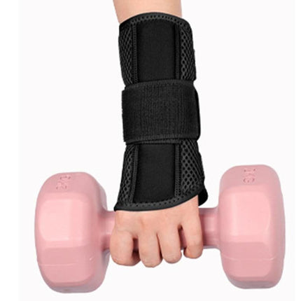 Adjustable Wrist Brace with Removable Steel Splint for Carpal Tunnel Support - Black & Right & S
