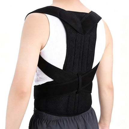 Adjustable Posture Corrector Full Back Shoulder Support Brace for Adults - XL