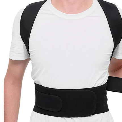 Adjustable Posture Corrector Full Back Shoulder Support Brace for Adults - L
