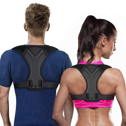 Adjustable Posture Corrector for Posture Correction Back Straightener -Black / S