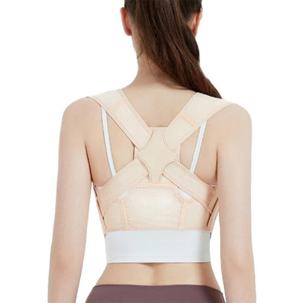 Adjustable Posture Corrector for Posture Correction Back Straightener -Nude / S